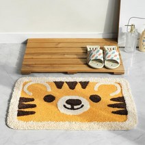 원룸 자취생 집꾸미기용 귀여운 호랑이 발매트 아기방 현관 원룸꾸미기, 큐티타이거 발매트 대