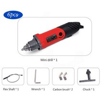 무선 미니그라인더 전동 GOXAWEE-전기 드릴 조각기 그라인더 전동 공구 세트 플렉스 샤프트가 있는 240W 미니 드릴 Dremel 용 로타리 공구 액세서리 108696, CHINA, 1337C-3045 2, 미국