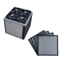 기 에어샤워 공기청정기 CRBOX 공기 탁상용 휴대용 차량용, 03 풍예정2pro+스페어 필터 세트