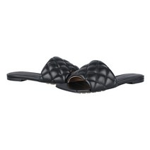 보테가베네타 패딩 플랫 뮬 샌들 (627710 VBRR0 1000)