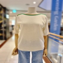 에이비에프지 ab.f.z 배색 입술라인 반팔니트 AFW2HW61D