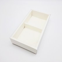 제이앤메이드 PVC 비누창박스 2구 화이트