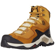 Salomon 남성용 Quest Element 고어텍스 하이킹 부츠 쿠민/표백 모래/사프란