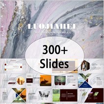 300 + 슬라이드 10 테마 대리석 스타일 비즈니스 마케팅 프리젠 테이션 파워 포인트 템플릿 PPTX, 한개옵션0
