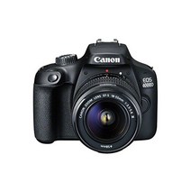 캐논 카메라 Canon EOS 4000D DSLR EF-S 18-55mm f 3.5-5.6 III 렌즈 블랙 GB DSLR카메라 캠코더용품