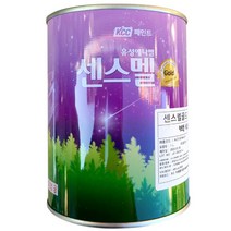 kcc 유성페인트 에나멜페인트 센스멜골드 1L 철재 목재 난간 방화문, 화이트/크림 0032A