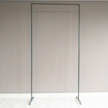 이믹스 행거1단 롱코트 드레스 롱패딩걸이 파이프 행거, 흑관1100형(일반형)