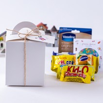 간식5종+립밤+거울 상자포장 선물 세트 메시지스티커 홍보 기업 단체 어른 어린이날 크리스마스 스승의날 성탄절 생일 파티 결혼답례 승진턱 과자 시보해제 탕비실 간담회 다과 과자 교, 1VLL_어른간식 립밤간식선물 세트