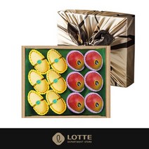 롯데백화점 항공직송 혼합망고(태국/애플) 추석 명절 선물세트 [12과], 1개, 애플망고 6과 + 태국망고 6과
