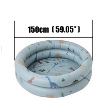 대형 수영장 팽창식 아기 장난감 레트로 두꺼운 바다 공 텐트 여름 직경 90 cm 120 150cm, 10.150cm blue