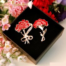 카네이션 브로치 어버이날 스승의날 선물용 박스옵션