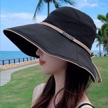 데일리비 데일리위드 스트랩장식 여자 여름모자 등산 낚시 바캉스