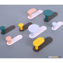 초강력 다이소 현관마스크걸이 모자걸이 차키 냉장고 열쇠, 작은원형, 초록
