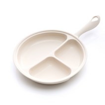 예쁜 손잡이 나눔 식판 뚜껑포함, 손잡이 식판(뚜껑)_베이지