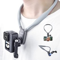 TELESIN 마그네틱 POV 목 셀카 홀더 전화 GoPro 가슴 어깨 지원 비디오 Vlog 목걸이 Go Pro Max Hero 용 끈 하네스 바디 스트랩 마운트 11 10 9 8 7 Insta360 DJI Action iPhone Android
