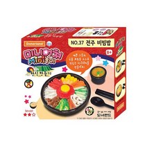 미니어쳐 No.37한식 전주비빔밥 만들기 천사점토 음식 모형 장난감 클레이 인테리어 미술놀이 팬시