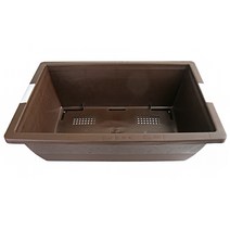 갑조네 채소밭화분 대형화분 플라스틱 미니텃밭화분 홈가드닝, (흑색)