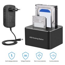 도킹스테이션 하드 카피 sata to usb3.0 듀얼 베이 외장 드라이브 5gbps, 나는 플러그