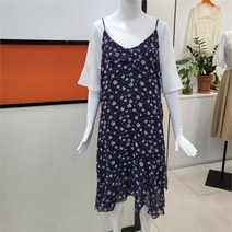 에페 DP01 플라워 뷔스티에 쉬폰 원피스 AFB2OP0404