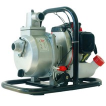 엔진 양수기 1인치 2행정 가벼운 워터 펌프 AW-760P, 흡입호스25MM*50M, 엔진오일선택, 1개