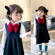 이온 베이스 블랙원피스 리본3종세트 아동복 여자아동복 여아의류 여아옷 여아치마 아동치마 유아동복 유아치마세트 키즈의류