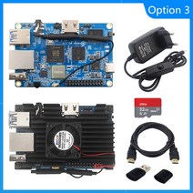 라즈베리파이 센서 진동센서 스마트팜 오렌지 파이 3 LTS 2GB RAM Allwinner H6 8GB EMMC 플래시 와이파이 BT5.0 오픈 보드 전원 지원 데비안 우분투 9., 03 Option 3