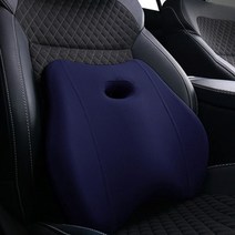 차량용 허리쿠션 세탁 가능한 자동차 목 머리 받침 베개 스트레스 해소 곡선 요추 정지 카시트 쿠션 메모리 폼, KR, lumbar support 1 2