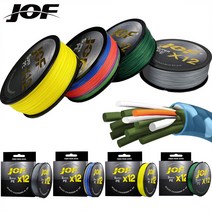 JOF 12합사 500m 조프 낚시줄 0.8호 1호 2호 3호 4호, 2호_밀리터리그린(국방색)