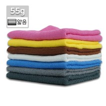 기존형 55미용(소/ 32x74cm 55g) 다용도 순면 업소용 수건 타올 미용실 헤어샵 사우나 헬스 휘트니스 땀수건 청소, 백색