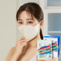 늘푸른 새부리형 국가대표 마스크 베이지 대형 50매, 늘푸른 새부리형 국가대표 마스