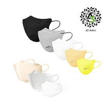 A3 숨쉬기 편한 장시간착용용 마스크 무통증마스크 컬러마스크 비말차단마스크 새부리형 3D입체형 성인 청소년 어린이 영유아 얼큰이마스크 50매(사은품증정), XL(특대형), 새부리형/KF94/블랙