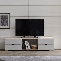 제이디퍼니처 레미 1200 백화이트 거실장