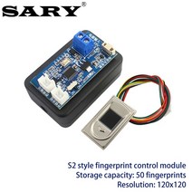 SARY 지문 인식 모듈 DC3.5v-15v 액세스 제어 보드 DC12V 저전력 전기 잠금, 03 S2