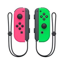 Joy Cons-스위치 닌텐도 L/R 무선 컨트롤러 스위치와 호환 가능 조이콘 웨이크 업/스크린 샷 포함, 한개옵션1, 14 Pink and green