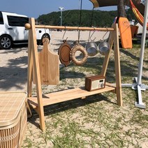 인디언행어 원목 감성캠핑용품, 인디언행어+S자고리(5개)+행어수납가방