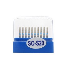 DI SO SR 시리즈 치과 다이아몬드 그라인딩 버 드릴 비트 고속 연삭 도구 그라인더 100 개/상자, SO-S20