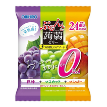 오리히로 곤약젤리 파우치 거봉청포도망고맛 24개입, 단품