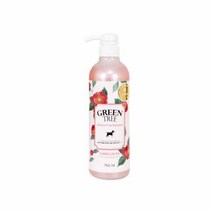 그린트리 동백오일 샴푸 750ml - 유해성분 없는 안전한 무방부제 무실리콘 저자극 애견샴푸