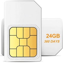 데이터 SIM 카드 30-180 일 180MB-30G 휴대폰 3-In-1 4G Wifi 무제한 인터넷 미국, 한개옵션1, 13 360 Days 24G