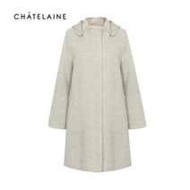 [샤트렌] 헤링본 후드 코트_HC0WCT207