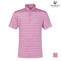 [TREMOLO] 슬림핏 스트라이프 반팔 타라 티셔츠_TRBASVY2251