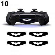 게임 라이트 바 LED 스티커 데칼 Led 커버 플레이 스테이션 듀얼쇼크 4 PS4 프로 슬림 컨트롤러 1 피스, 10