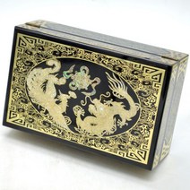 금문양 함보내기 봉채함 예물 애교 예단 신랑함 자개장 쥬얼리 선물 보석 보관 포장 케이스, M