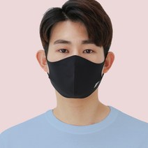 리유즈 나노필터교체 숨쉬는 얇은천 3d입체 빨아쓰는 연예인 재사용 순면 면마스크 제작 항균 향균, S, 솔리드(무지), 차콜