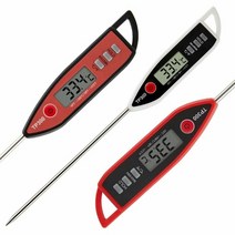 Mallow_쇼핑_디지털 온도계 표준 탐침 TP-300+ 측정 요리용 탐형 조리용 디지탈 전자 침계@8688@!^^, TP-300+ 화이트