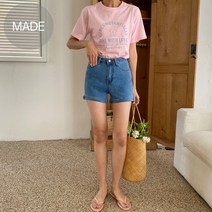 리얼쫀쫀3부데님 3부청바지 숏팬츠 반바지 여름바지 빅사이즈 g61