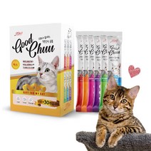 조공츄르 고양이츄르 아기고양이간식 믹스1box(15g) 30개입, 연어&조개관자살맛15g(30P)