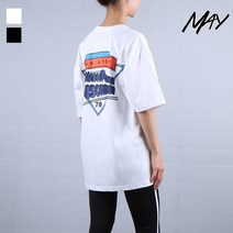 MAY 남여공용 데일리 오버핏 반팔티 반팔 티셔츠