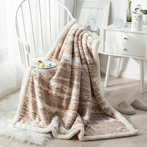 극세사 북유럽풍 밍크 담요 카멜 150x200 대형 블랑캣