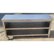 업소용 이동작업대 오픈케비넷 이동케비넷작업대 1500x400x750